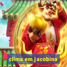 clima em jacobina